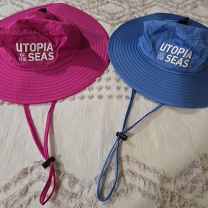 Bucket Hat - Pink and Blue